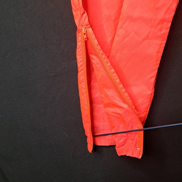 80s Nike Track Pants Adult Large Swoosh Logo Embroidered Jogging Gray Label Tag - Picture 10 of 12